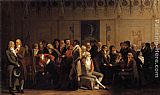 Louis-Leopold Boilly Meeting of Artists in Isabey's Studio painting
